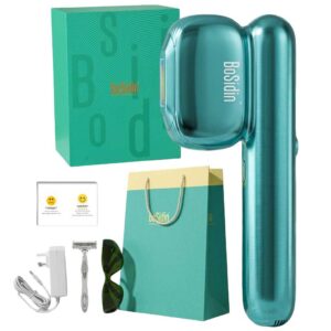 New Exclusive! BoSidin IPL Ultra-light Hair Removal Device with Full Light Wave Technology, Unlimited Flashes and Sapphire Ice Cooling System - D-T005