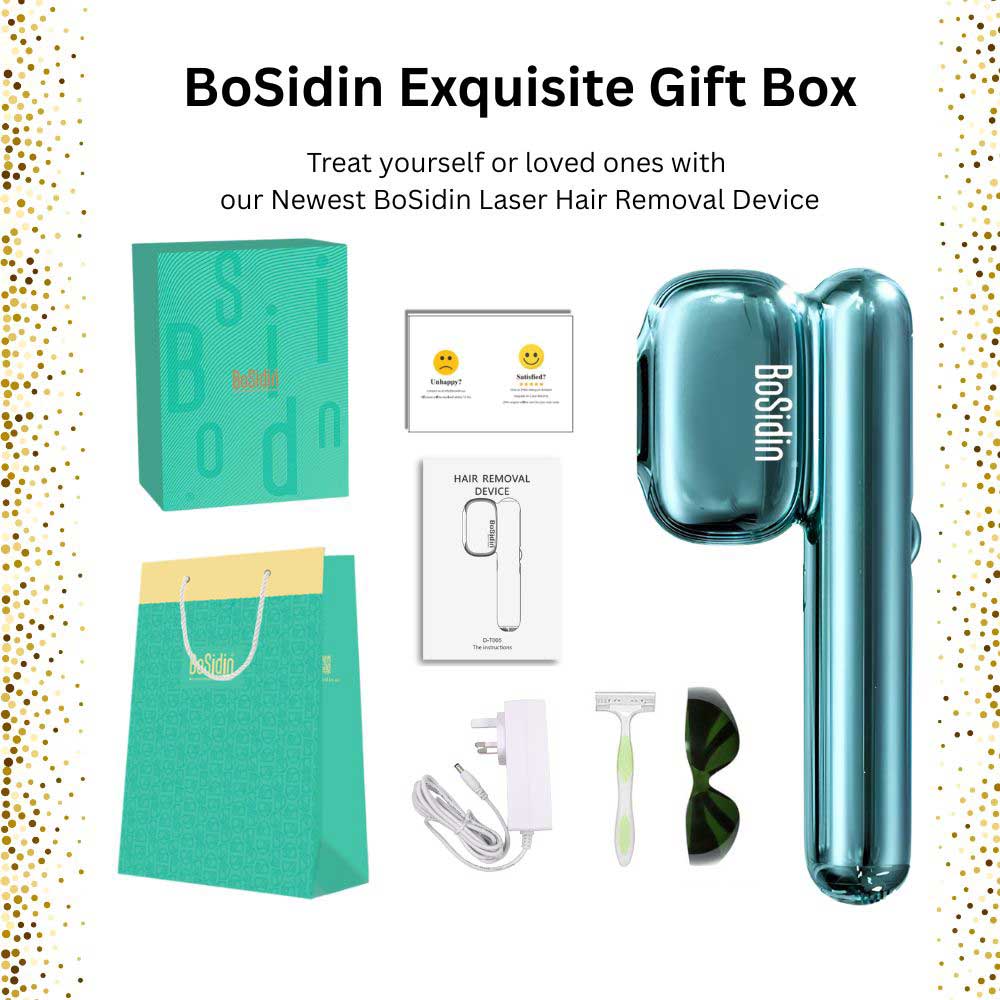 New Exclusive! BoSidin IPL Ultra-light Hair Removal Device with Full Light Wave Technology, Unlimited Flashes and Sapphire Ice Cooling System - D-T005 - Image 7