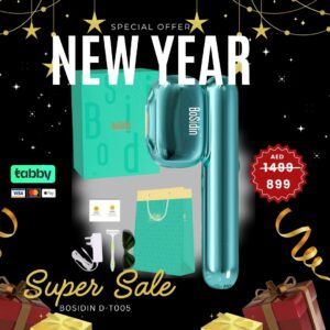 BIG SALE! BoSidin IPL Ultra-light Hair Removal Device with Full Light Wave Technology, Unlimited Flashes and Sapphire Ice Cooling System - D-T005