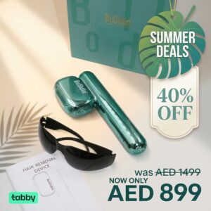 Summer Deal! BoSidin IPL Ultra-light Hair Removal Device with Full Light Wave Technology, Unlimited Flashes and Sapphire Ice Cooling System - D-T005