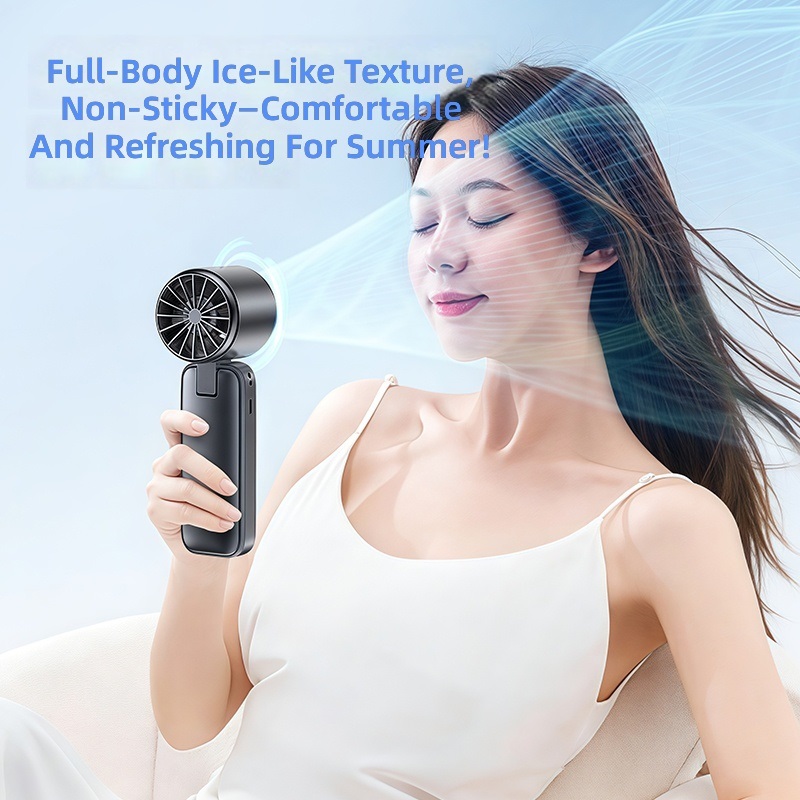5-in-1 Ultimate Portable Turbo Fan, 199 Speeds, Foldable & Ultra-Silent with Free Lanyard - Image 7
